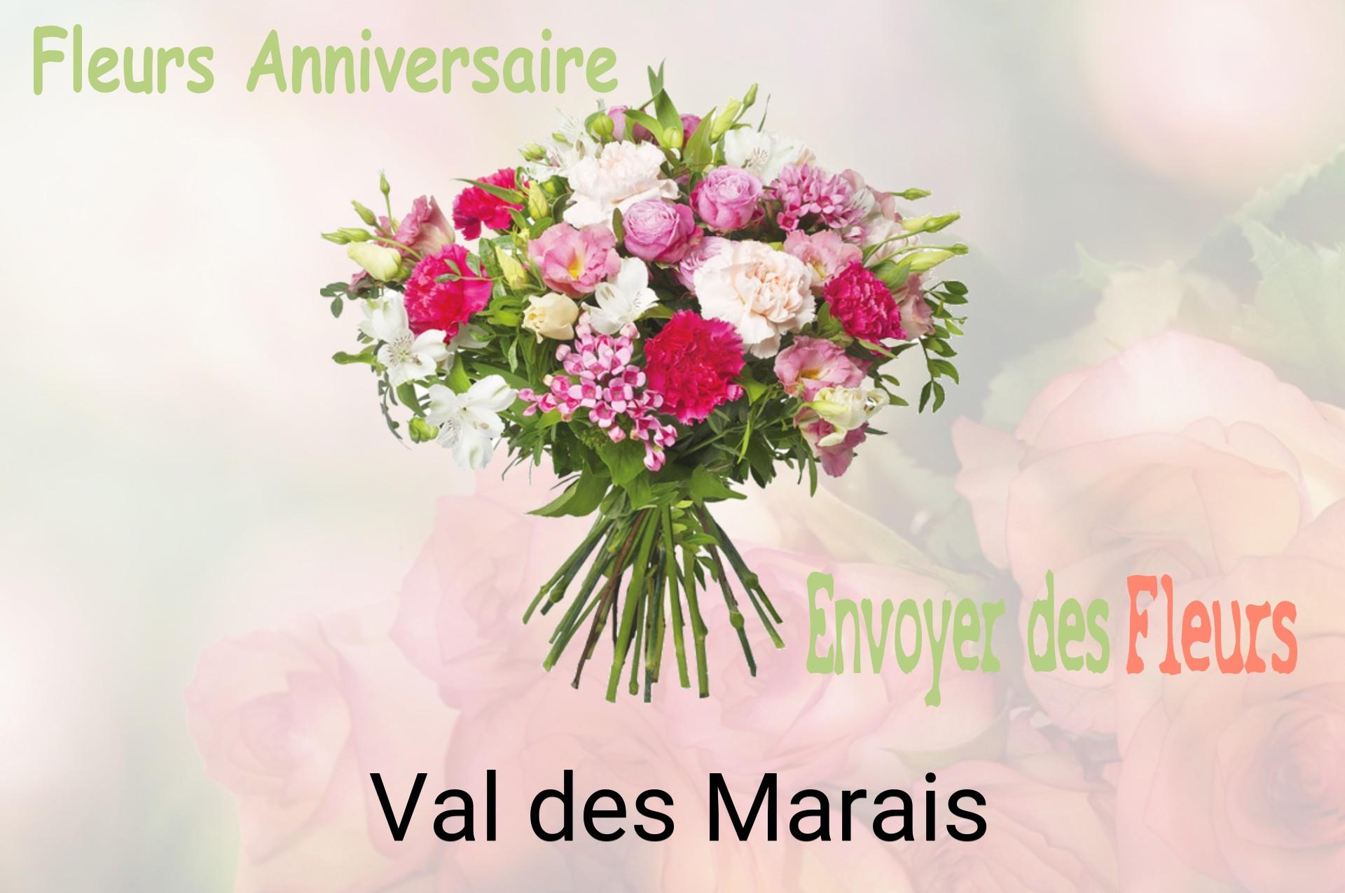 Bouquet de fleurs d’anniversaire livré à Val-des-Marais