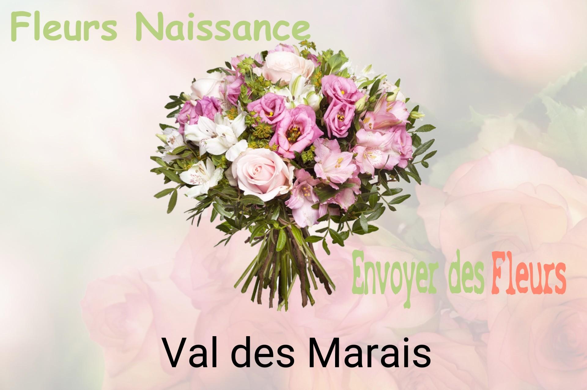 Bouquet de fleurs de naissance livré à Val-des-Marais